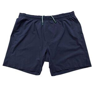 Myles Make Moves Shorts Mens XL Performance Stretch 6" Woven Drawstring Blue